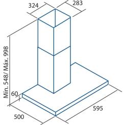 Вытяжка кухонная Cata LEGEND 6000 XGBK Фото 1