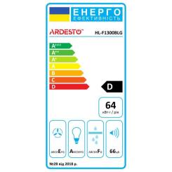 Вытяжка кухонная Ardesto HL-F1300BLG Фото 11