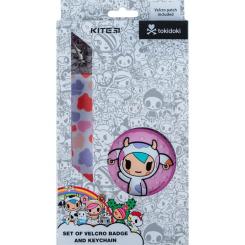 Бейдж Kite набор на липучке и подвеска tokidoki Фото