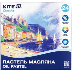 Пастель Kite Creative масляна, 24 кольори Фото