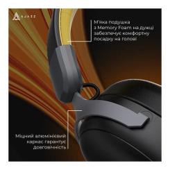 Наушники Ajazz AHM08 MAX 3-Mode Black Фото 10