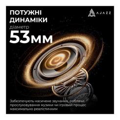Наушники Ajazz AHM08 MAX 3-Mode Black Фото 3