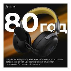 Наушники Ajazz AHM08 MAX 3-Mode Black Фото 5