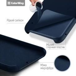 Чехол для мобильного телефона ColorWay Liquid Silicone Xiaomi Redmi Note 15 Blue Фото 5
