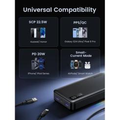 Батарея универсальная Ugreen 20000mAh 20W Two-way Fast Charging Фото 9
