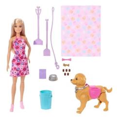 Кукла Barbie Прогулка с собачкой Фото 3