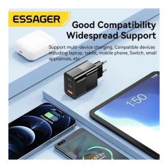 Зарядное устройство Essager 1xUSB-C + 1xUSB 33W Фото 3