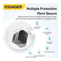 Зарядное устройство Essager 1xUSB-C + 1xUSB 33W Фото 8
