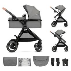 Коляска Kinderkraft 2 в 1 Esme Grey (KSESME00GRY2000) Фото