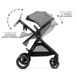 Коляска Kinderkraft 2 в 1 Esme Grey (KSESME00GRY2000) Фото 3