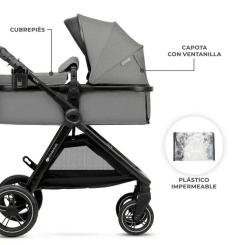 Коляска Kinderkraft 2 в 1 Esme Grey (KSESME00GRY2000) Фото 4