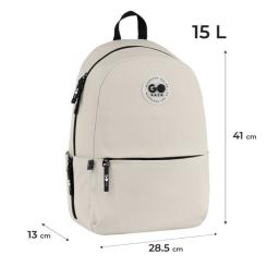 Рюкзак школьный GoPack Education Teens 188M-1 бежевий Фото 11