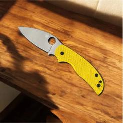 Нож Spyderco Sage 5 Lightweight CPM MagnaCut FRN Yellow Фото 2