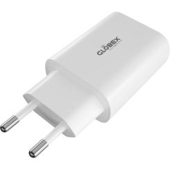 Зарядное устройство Globex USB-C 20W FastPower white Фото 2