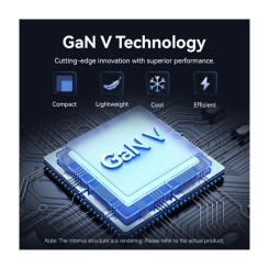 Зарядное устройство Vention 2xUSB-C PD45W GaN white Фото 2