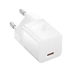 Зарядное устройство Baseus 1xUSB-C 30W GaN5 white Фото 1