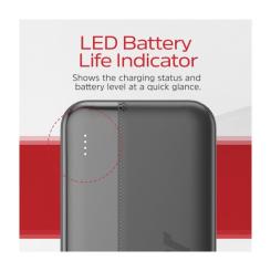 Батарея универсальная Energizer 20000mAh 15W, USB-А, 2*USB-C, Black Фото 6