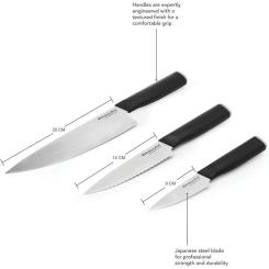 Набор ножей KitchenAid Classic з захисними чохлами, 3 предмети Фото 2
