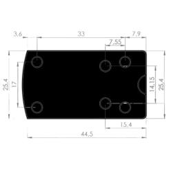 Коллиматорный прицел Konus FISSION-MR Multi-reticle Фото 3