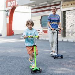 Самокат Micro Maxi Deluxe Neon LED" Зелений папуга" Фото 9