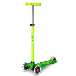 Самокат Micro Maxi Deluxe Neon LED" Зелений папуга" Фото