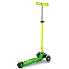 Самокат Micro Maxi Deluxe Neon LED" Зелений папуга" Фото 2