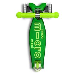 Самокат Micro Maxi Deluxe Neon LED" Зелений папуга" Фото 4