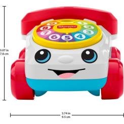 Каталка Fisher-Price машинка "Веселый телефончик" Фото 1