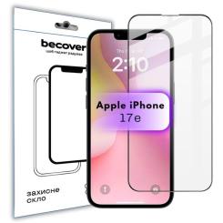 Стекло защитное BeCover Apple iPhone 17e Black Фото