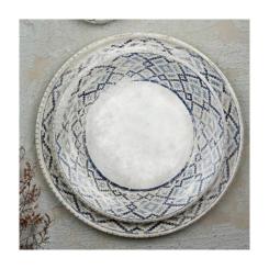 Тарелка By Bone серія "Rug" кругла 23 см Фото 1