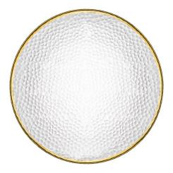 Тарелка Ardesto Dew 27см, скло, прозорий Фото 1