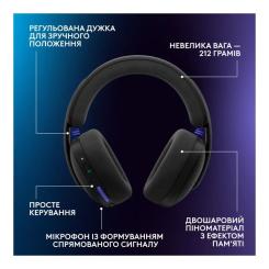 Наушники Logitech G325 Lightspeed Black Фото 8