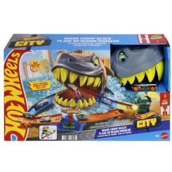Автотрек Hot Wheels City Пляжная атака акулы Фото 4