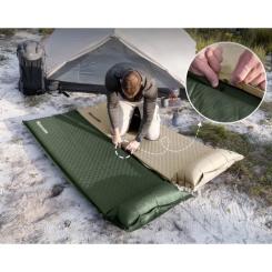 Туристический коврик Naturehike CNK2450WS020, самонадувний, 200х63х10 см, темно-зе Фото 3