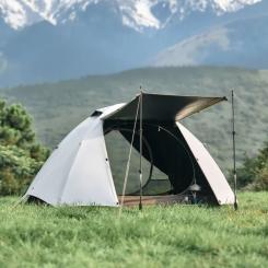 Палатка Naturehike Greek Style CNK2300ZP024 світло-кавовий Фото 10