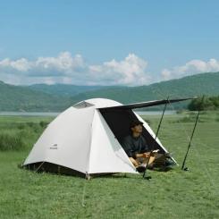Палатка Naturehike Greek Style CNK2300ZP024 світло-кавовий Фото 2