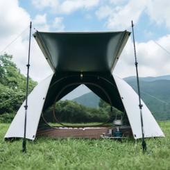 Палатка Naturehike Greek Style CNK2300ZP024 світло-кавовий Фото 8