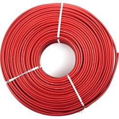 Кабель силовой HiSmart PV 4 мм, бух/100м, red Фото 1
