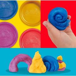 Пластилин Hasbro Play-Doh з ефектами, 4 баночки Фото 5