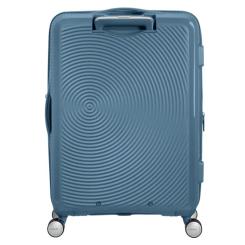 Чемодан American Tourister Soundbox 71.5/81 л сіро-синя Фото 3