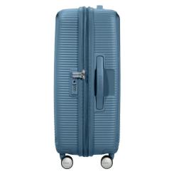 Чемодан American Tourister Soundbox 71.5/81 л сіро-синя Фото 4