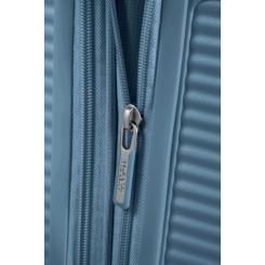 Чемодан American Tourister Soundbox 71.5/81 л сіро-синя Фото 7