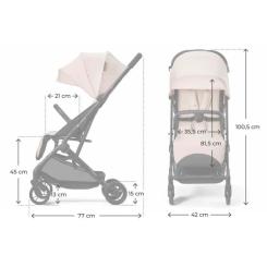 Коляска Kinderkraft Indy 3 Misty Beige (KSINDY03BEG0000) Фото 7