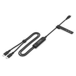 Дата кабель Digitus USB-C to 2xUSB-C 1.8m 140W black Фото 1