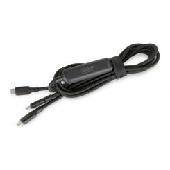 Дата кабель Digitus USB-C to 2xUSB-C 1.8m 140W black Фото 3