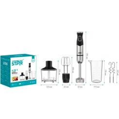 Блендер WINNINGSTAR ST-6552 600W Silver Фото 5