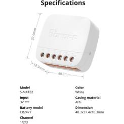 Переключатель Sonoff S-MATE2 Фото 3