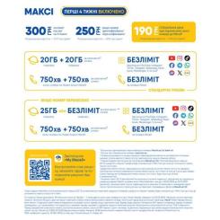 Стартовый пакет lifecell Максі (міні) Фото 1