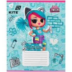 Тетрадь Kite LOL, 12 аркушів, коса лінія Фото 3