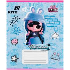 Тетрадь Kite LOL, 12 аркушів, коса лінія Фото 7